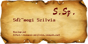 Sümegi Szilvia névjegykártya